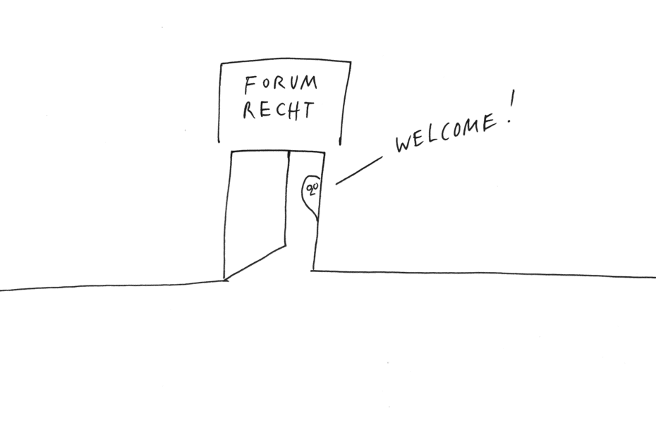 Illustration: Forum Recht, Welcome