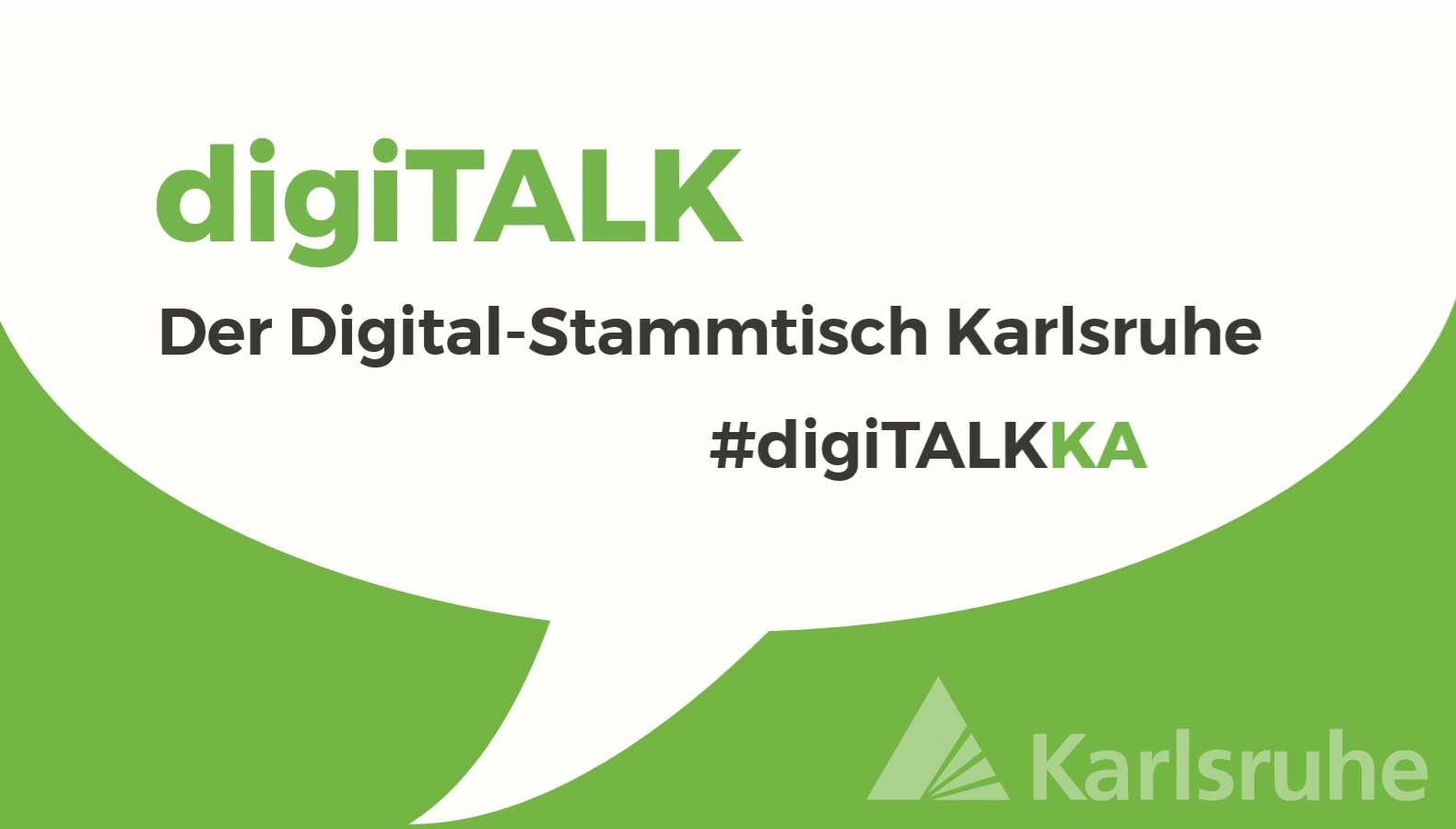 Key Visual digiTALK Karlsruhe