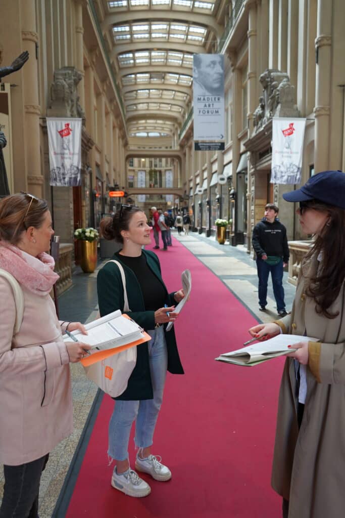 Mädler-Passage mit Auerbachs Keller in der Leipziger Innenstadt.