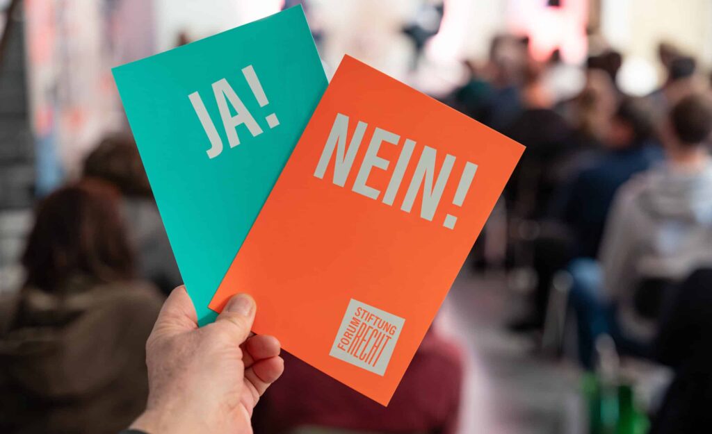Ja und Nein Karte
