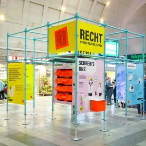 Pop-Up-Ausstellung "Recht - Spielregeln des Alltags"